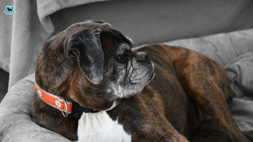 What are the signs of aging in dogs